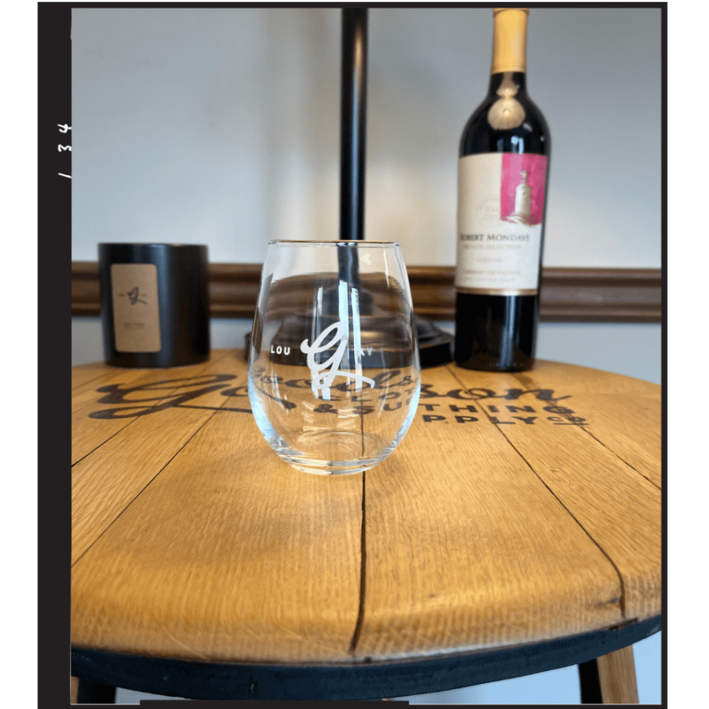 Stemless Wine Glass