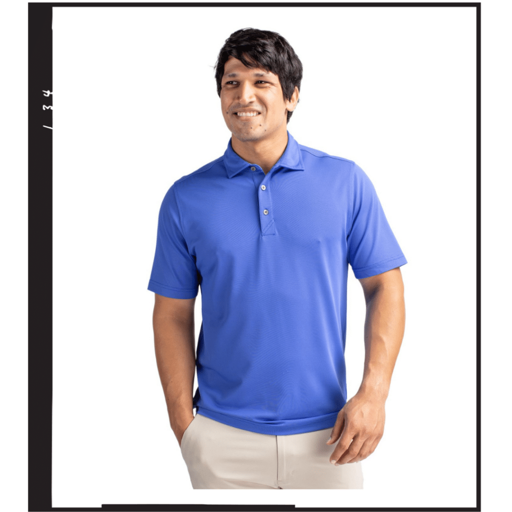 Cutter & Buck Virtue Eco Pique Recycled Mens Polo