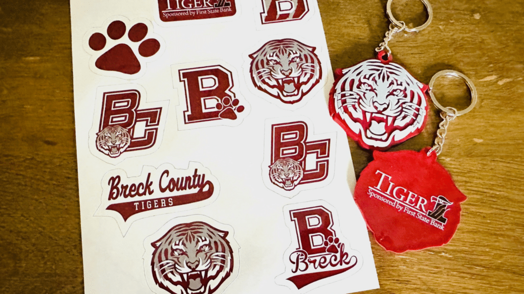 Tiger 1 Bank Keychains & Stickers