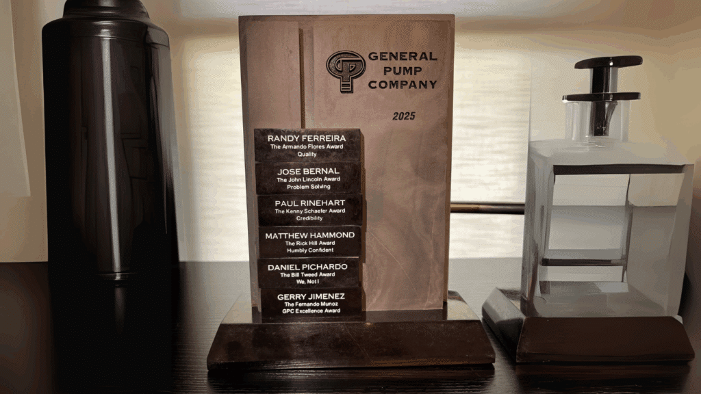 General Pump Company Plaque